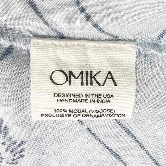 Anthropologie Omika Handmade Midi Blair Dress Puff Poof Sleeve Euro Girl Greece - Picture 10 of 15